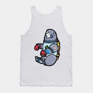 Astro Bunny the space astronaut rabbit Tank Top